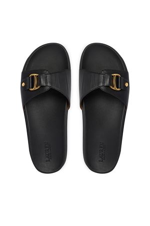 Tasha Slide-Sandals-Slide-Smooth Leather LAUREN RALPH LAUREN | Ciabatta | 802982883002